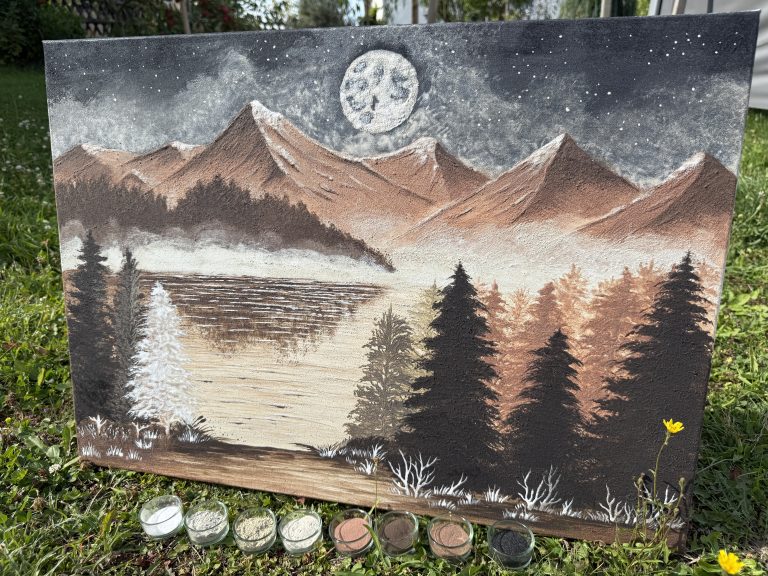 Naturalne pigmenty – Górska noc